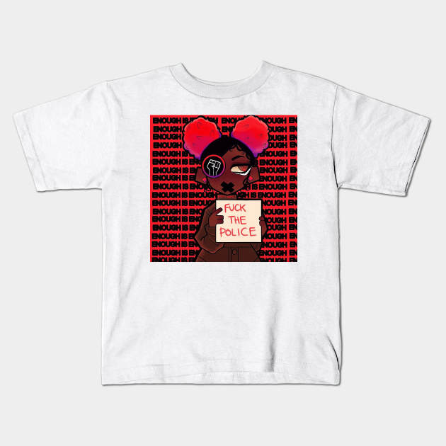 FTP (Black lives matter) Kids T-Shirt by The Dusty Shop